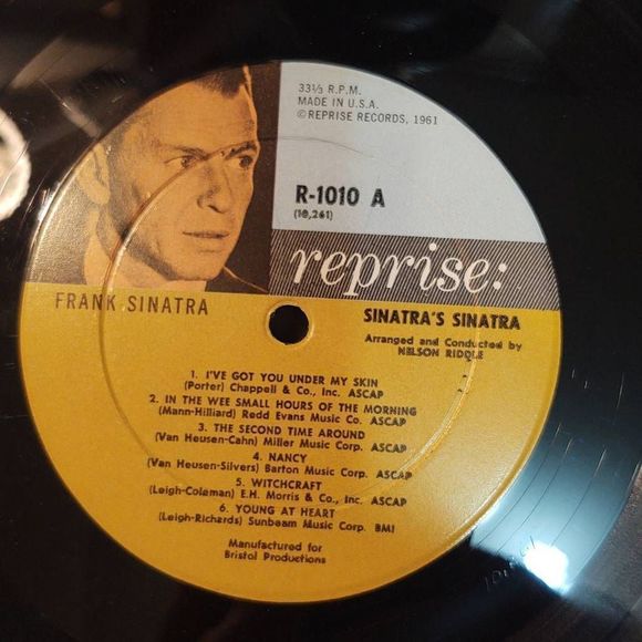 Sinatra's Sinatra a Collection of‎ Frank's Favorites Vinyl Album LP - Picture 6 of 7